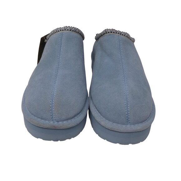 BearPaw Tabitha Tourmaline Blue Suede Wool Platform Clog Slippers NWT Womens 10 - Picture 6 of 16